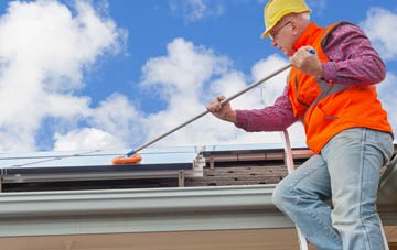 Wixoe soft wash roof cleaning